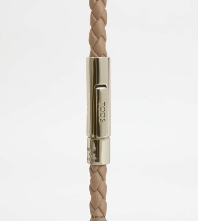 Tod's Men MyColors Bracelet in Leather 602L841054 Beige