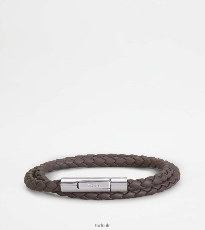 Tod's Men MyColors Bracelet in Leather 602L841059 Brown