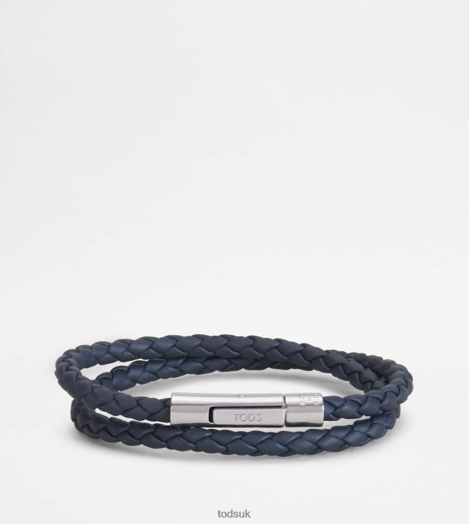 Tod's Men MyColors Bracelet in Leather 602L841062 Blue