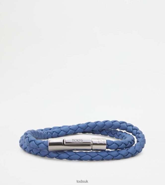 Tod's Men MyColors Bracelet in Leather 602L841065 Blue