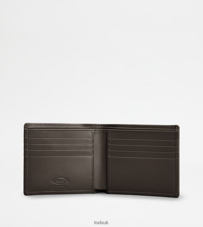 Tod's Men Wallet in Leather 602L841028 Brown