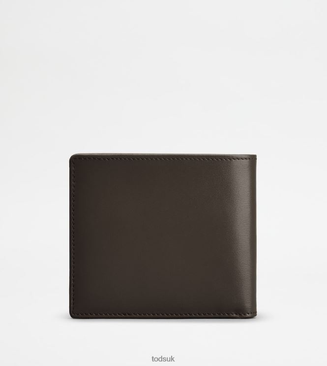 Tod's Men Wallet in Leather 602L841028 Brown