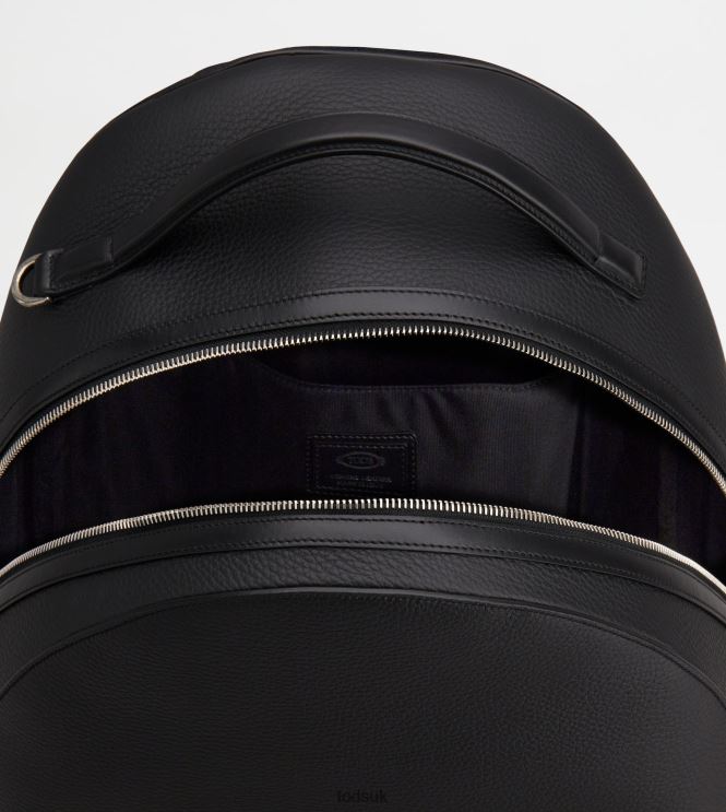 Tod's Men Backpack in Leather Medium 602L84987 Black