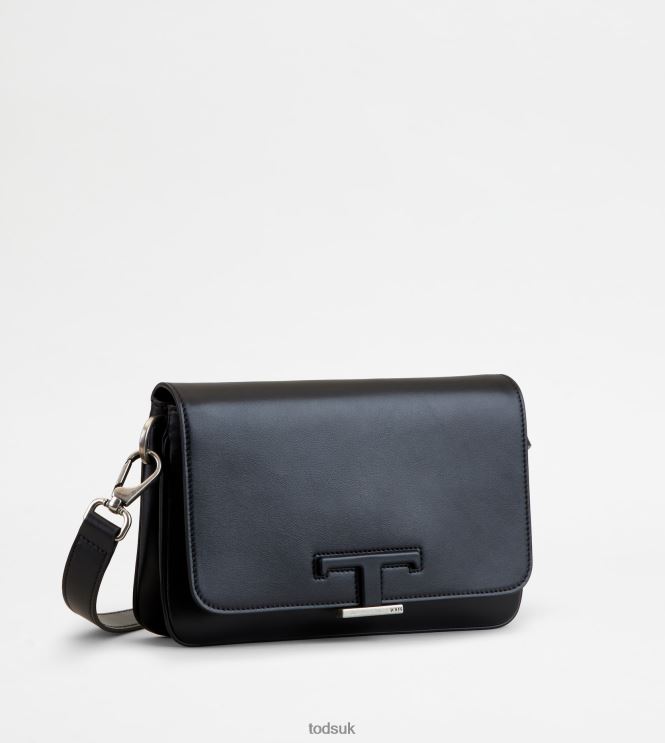 Tod's Men T Timeless Belt Bag Mini in Leather 602L84983 Black