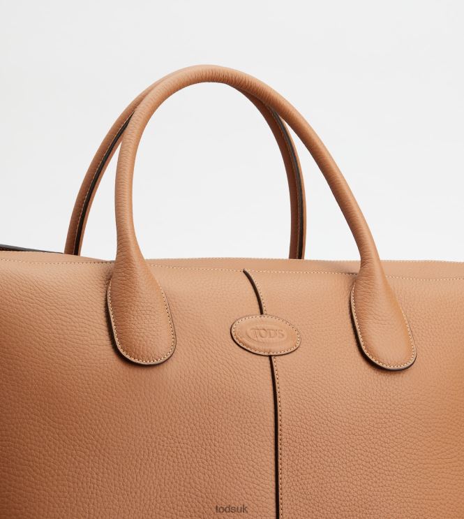 Tod's Men Di Bag in Leather Large 602L84990 Brown