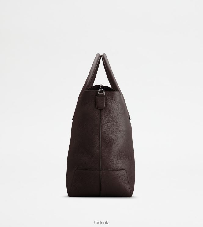 Tod's Men Di Bag in Leather Large 602L84991 Brown