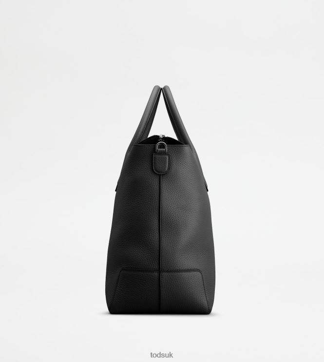 Tod's Men Di Bag in Leather Large 602L84992 Black