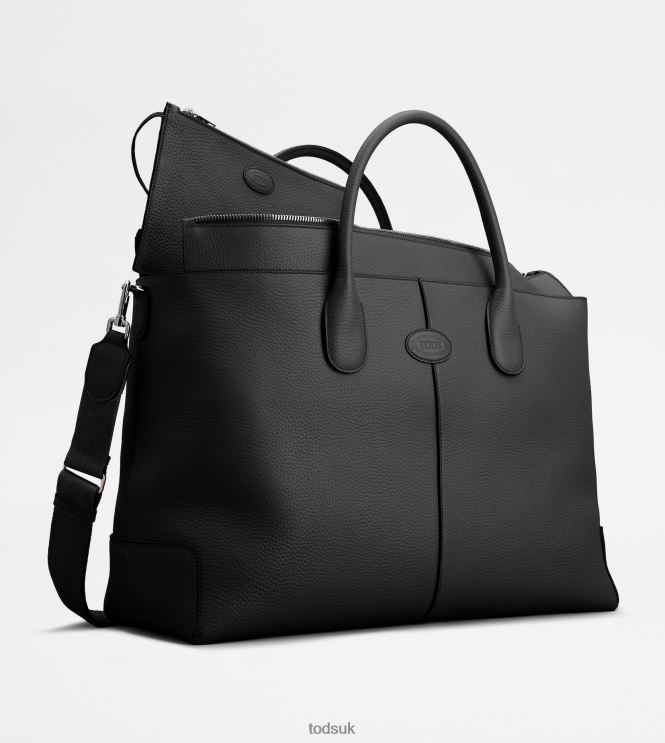 Tod's Men Di Bag in Leather Large 602L84992 Black