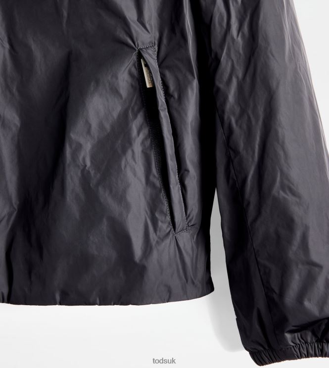 Tod's Men Padded Windbreaker 602L841114 Black