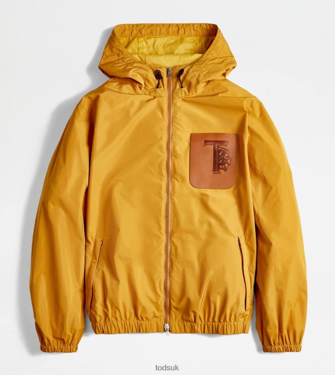 Tod's Men Windbreaker 602L841115 Yellow