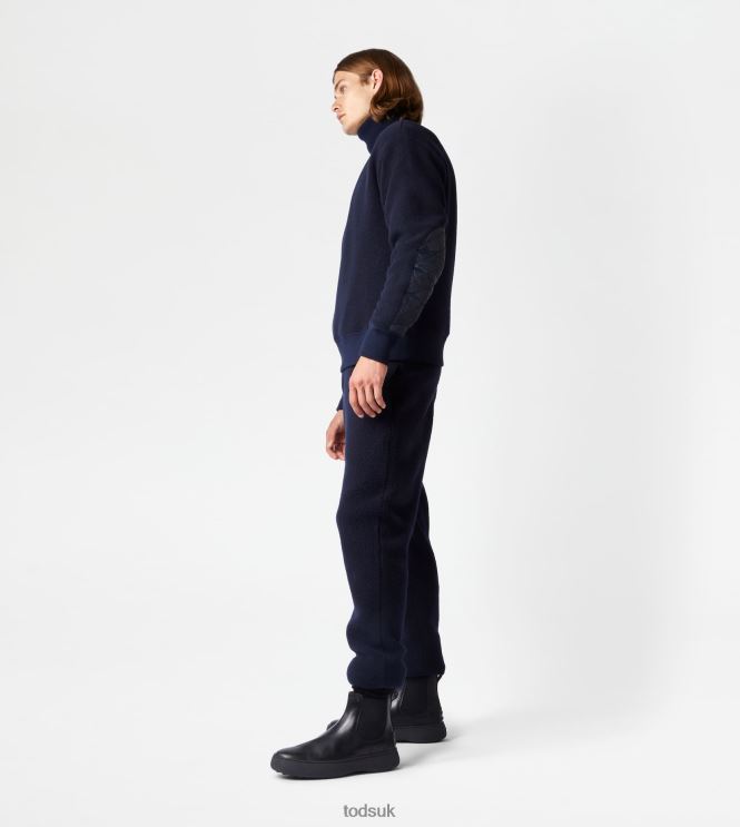 Tod's Men Cashmere Blend Sweatshirt 602L841132 Blue