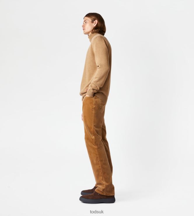 Tod's Men Cashmere Blend Turtleneck 602L841127 Beige