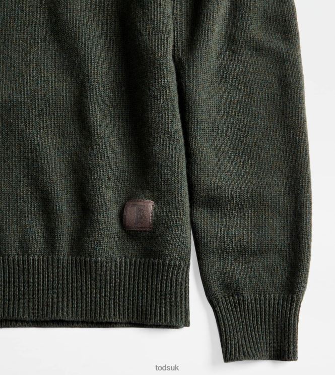 Tod's Men Cashmere Blend Turtleneck 602L841134 Green
