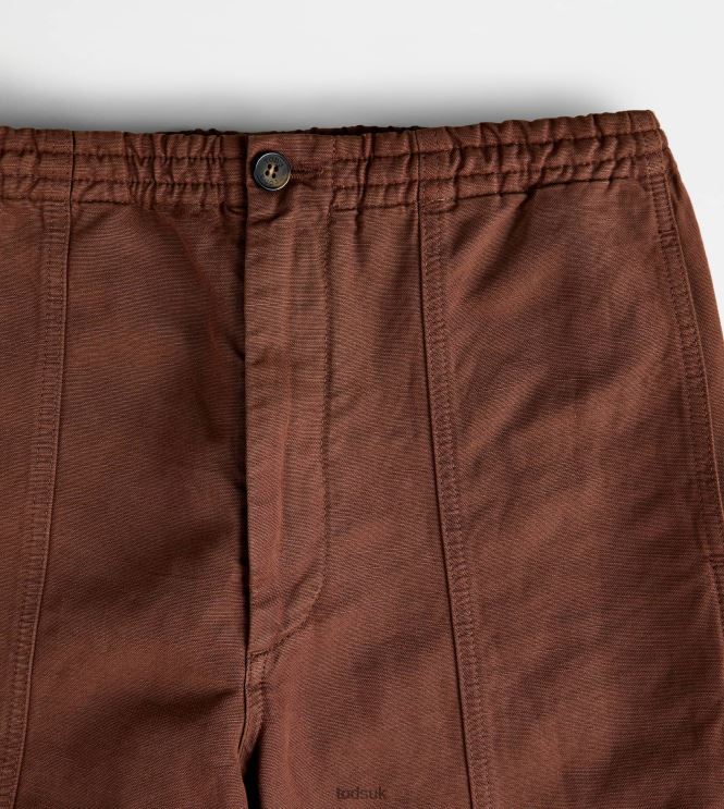 Tod's Men Baggy Pants 602L841089 Brown
