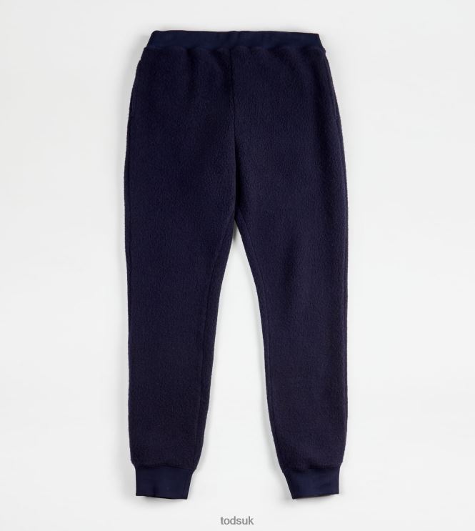 Tod's Men Cashmere Blend Pants 602L841131 Blue