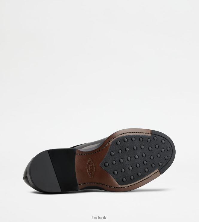 Tod's Men Lace-ups in Leather 602L84823 Black
