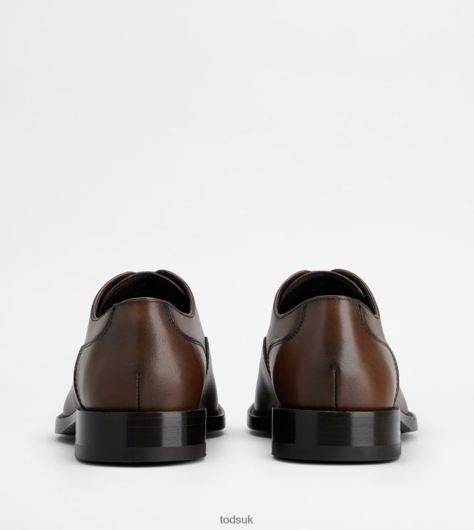 Tod's Men Lace-ups in Leather 602L84825 Brown