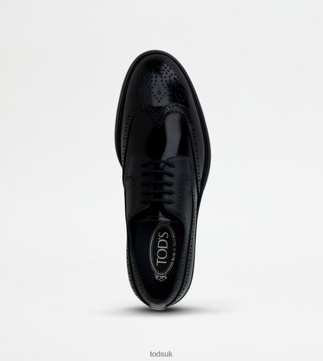 Tod's Men Lace-ups in Leather 602L84828 Black