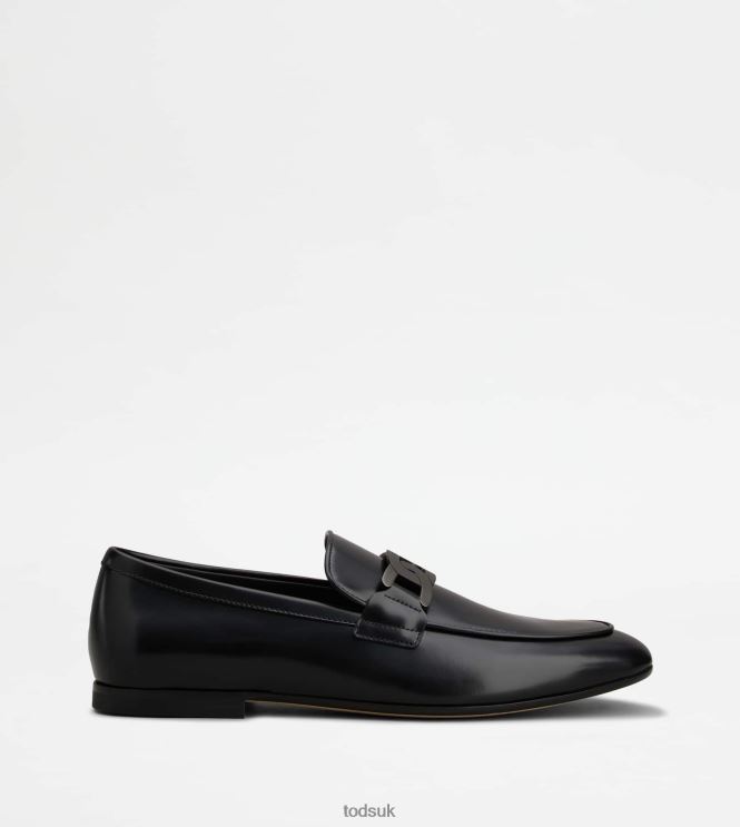 Tod's Men Kate Loafers in Leather 602L84703 Black