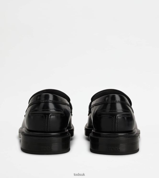 Tod's Men Loafers in Leather 602L84668 Black