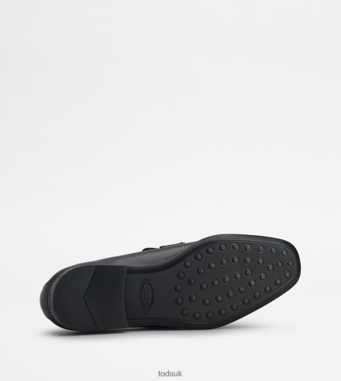 Tod's Men Loafers in Leather 602L84687 Black
