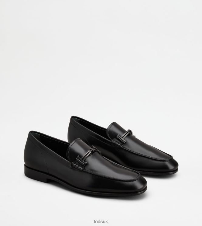 Tod's Men Loafers in Leather 602L84707 Black