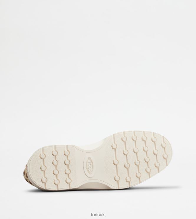 Tod's Men Slipper Loafers in Suede 602L84651 Off White