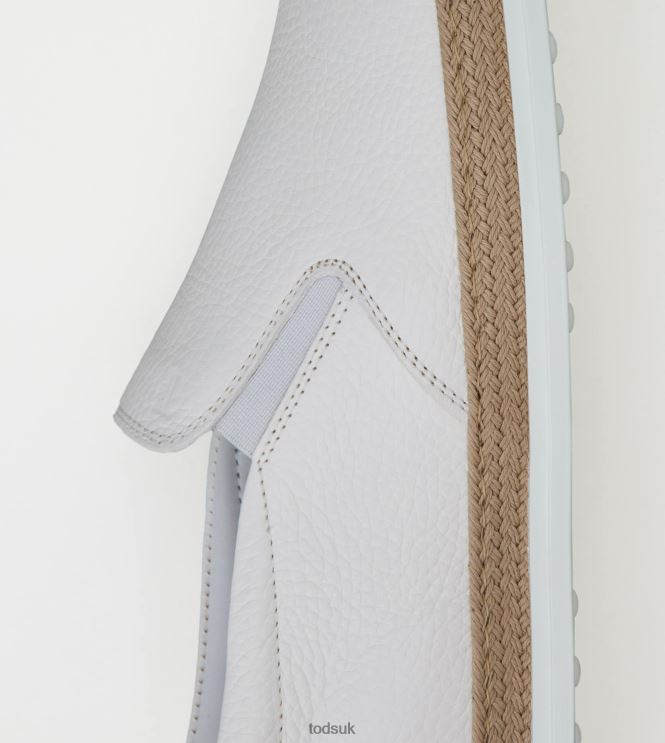 Tod's Men Leather Slip-Ons 602L84912 White