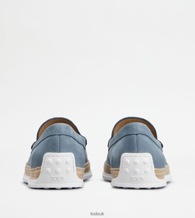 Tod's Men Slip-Ons in Nubuck 602L84903 Light Blue