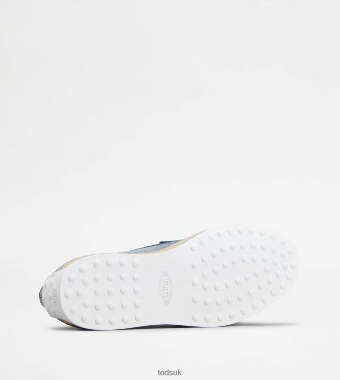 Tod's Men Slip-Ons in Nubuck 602L84903 Light Blue