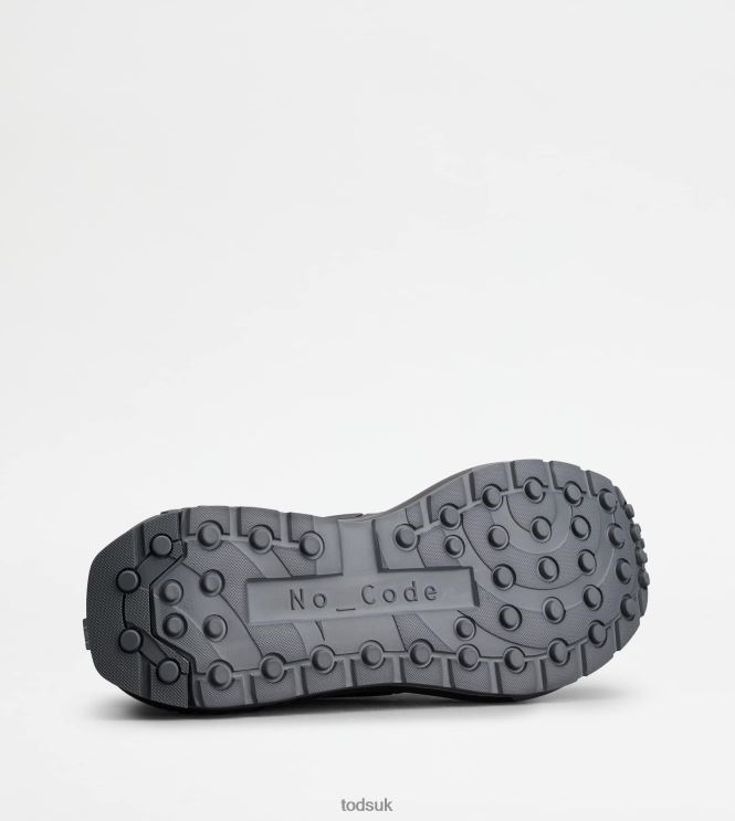 Tod's Men No_Code J in Technical Fabric and Leather 602L84872 Grey/Green
