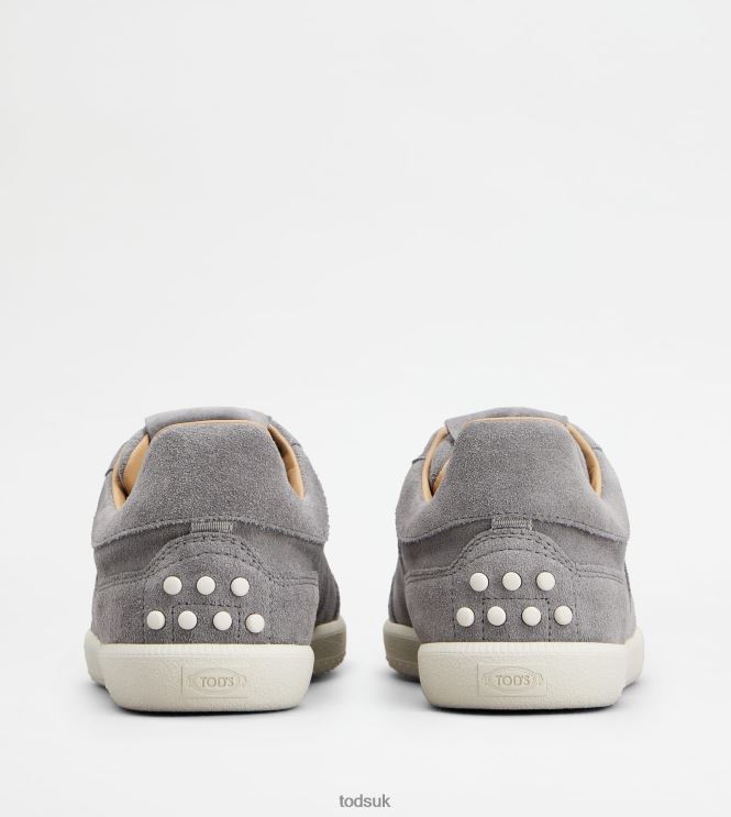 Tod's Men Tabs Sneakers in Suede 602L84894 Brown