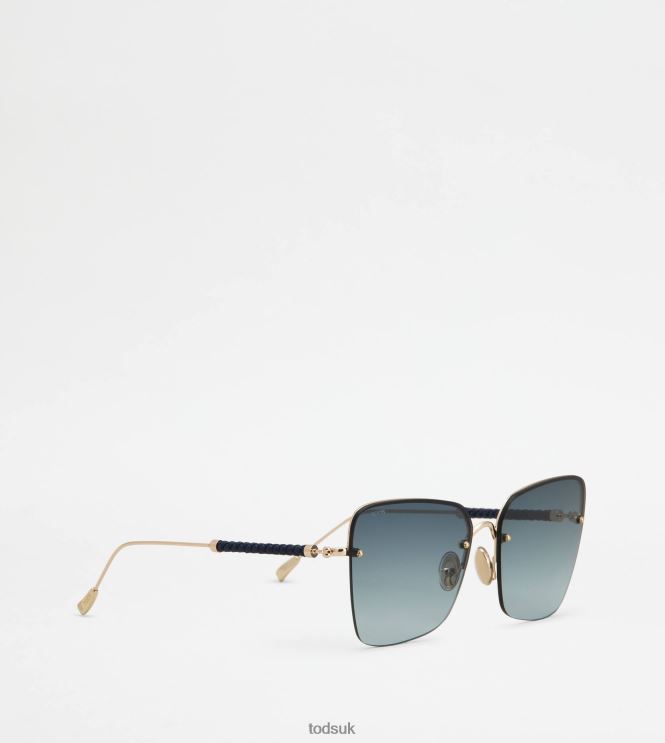 Tod's Women Butterfly Sunglasses 602L84540 Gold