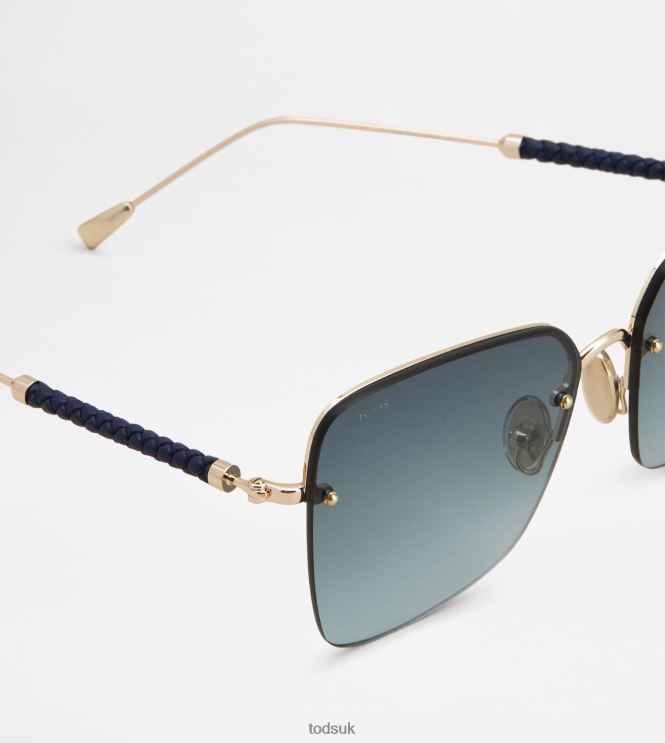 Tod's Women Butterfly Sunglasses 602L84540 Gold