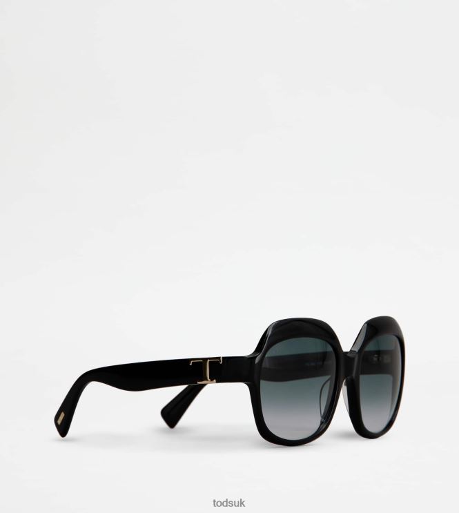 Tod's Women Oversized Sunglasses 602L84538 Black