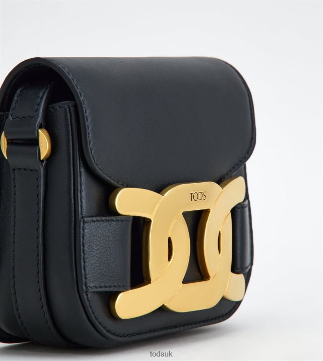 Tod's Women Leather Crossbody Bag Mini 602L84441 Black