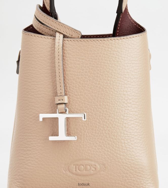 Tod's Women Micro Bag in Leather 602L84460 Off White