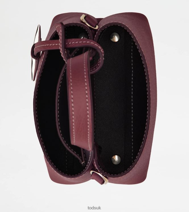 Tod's Women Micro Bag in Leather 602L84472 Violet