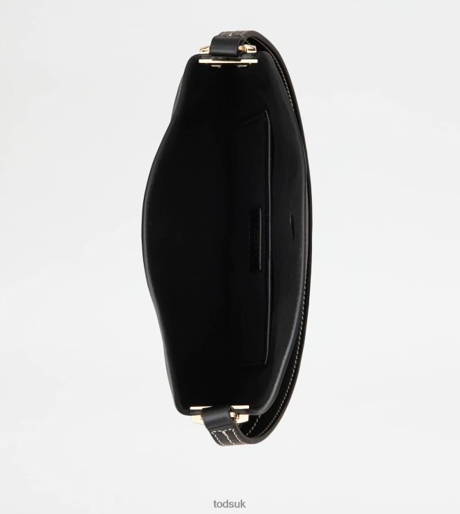 Tod's Women Hobo Bag T Case in Leather Micro 602L84418 Black