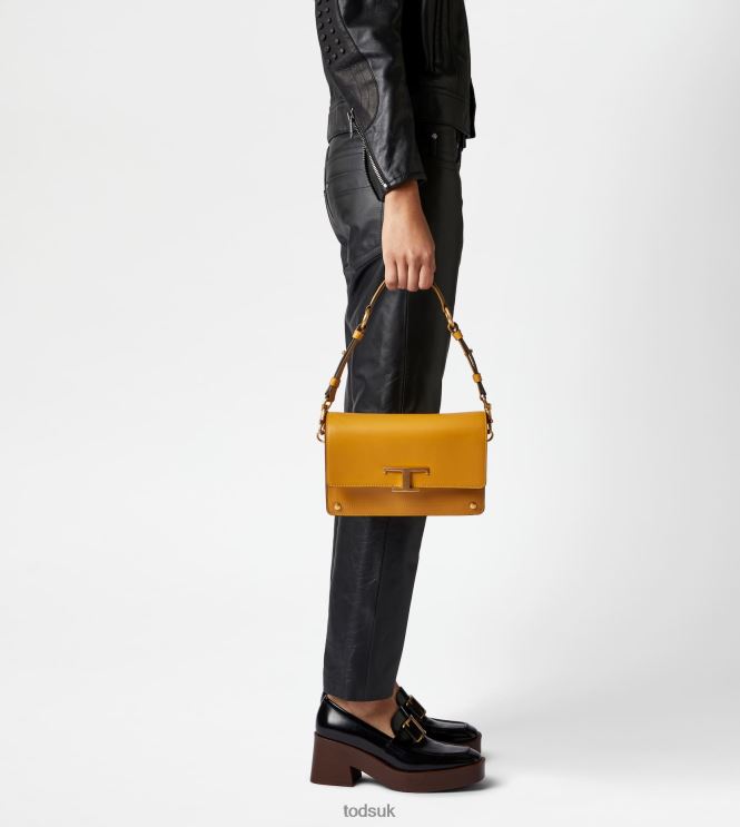 Tod's Women Shoulder Bag Mini 602L84405 Yellow