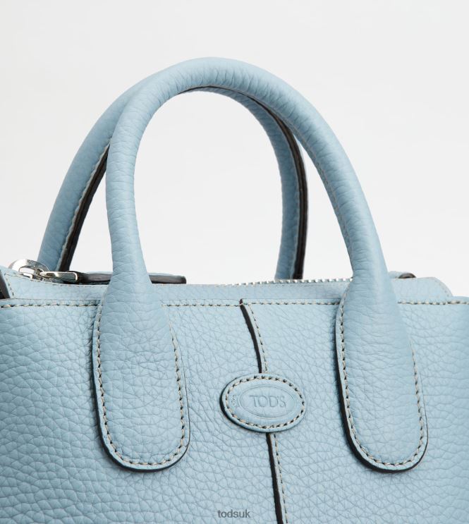 Tod's Women Di Bag in Leather Mini 602L84353 Light Blue