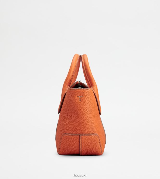 Tod's Women Di Bag in Leather Mini 602L84358 Orange