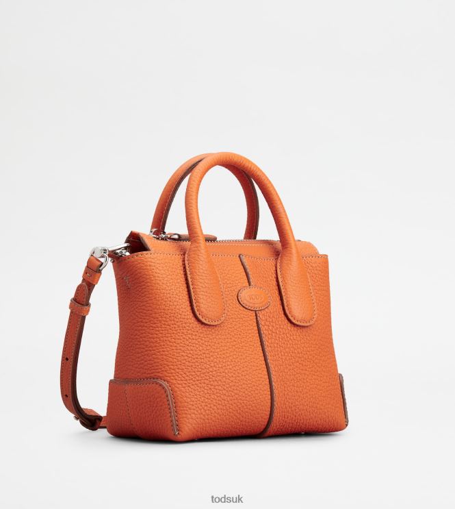 Tod's Women Di Bag in Leather Mini 602L84358 Orange
