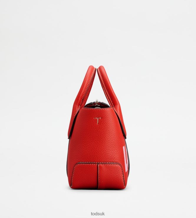 Tod's Women Di Bag in Leather Mini 602L84364 Red