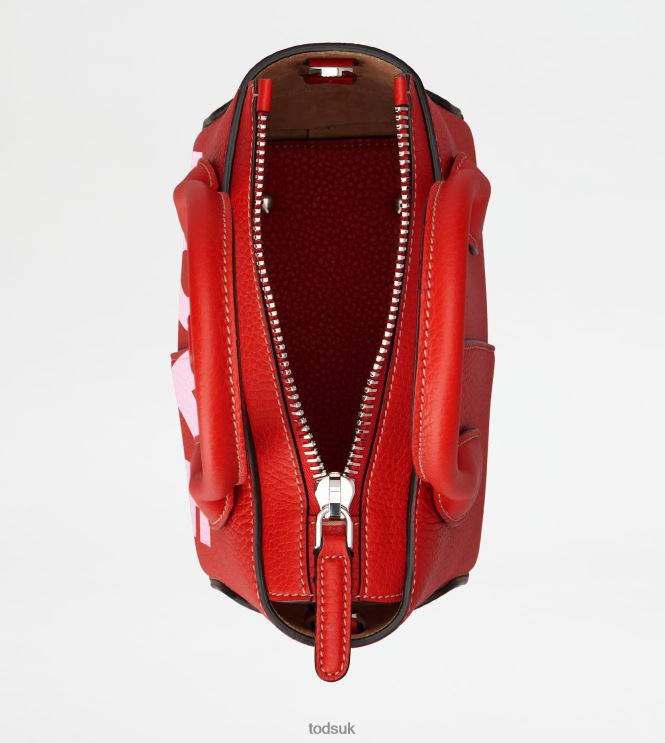 Tod's Women Di Bag in Leather Mini 602L84364 Red