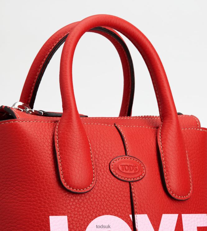 Tod's Women Di Bag in Leather Mini 602L84364 Red