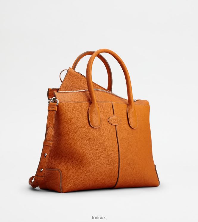 Tod's Women Di Bag in Leather Medium 602L84261 Orange