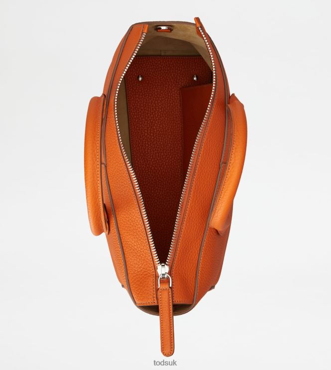 Tod's Women Di Bag in Leather Medium 602L84261 Orange