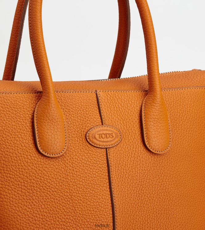 Tod's Women Di Bag in Leather Medium 602L84261 Orange