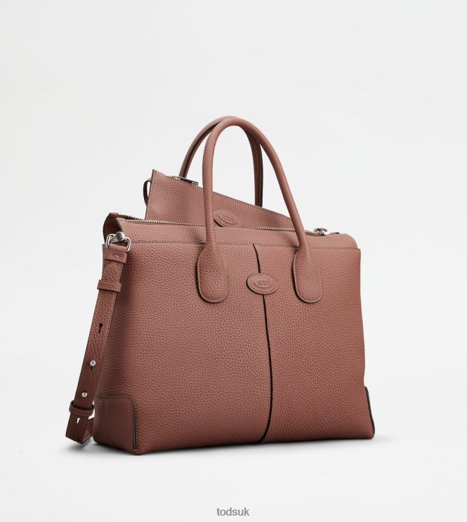 Tod's Women Di Bag in Leather Medium 602L84264 Brown